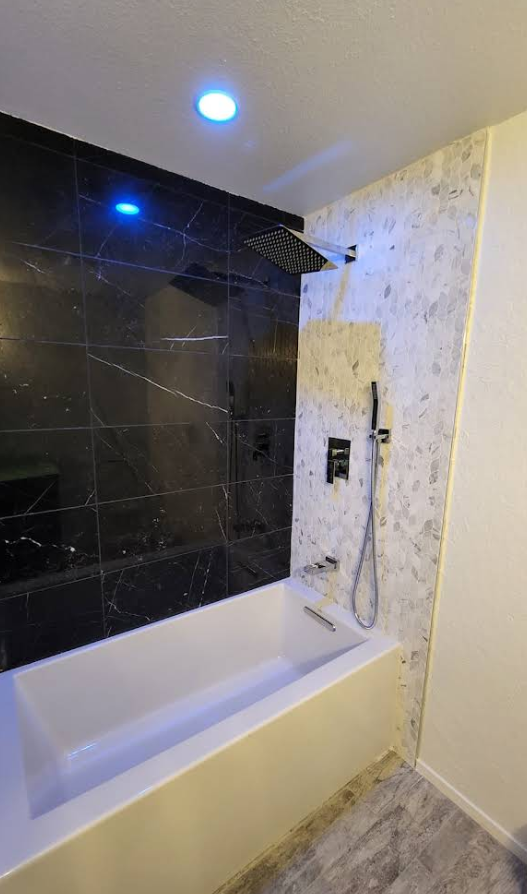Rain Shower & Marble